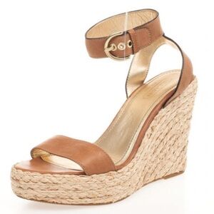 Coach Gracyn Wedge Sandals - Tan